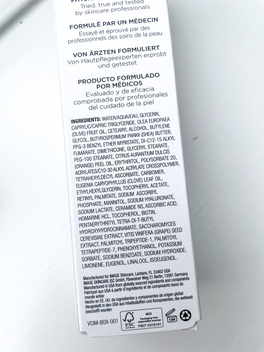 IMAGE SKINCARE, VITAL C HYDRATING INTENSE MOISTURIZER